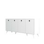 Hanah Home Consola Blanco Tablero Partículas Melaminado 180x80x45cm Elite 1614